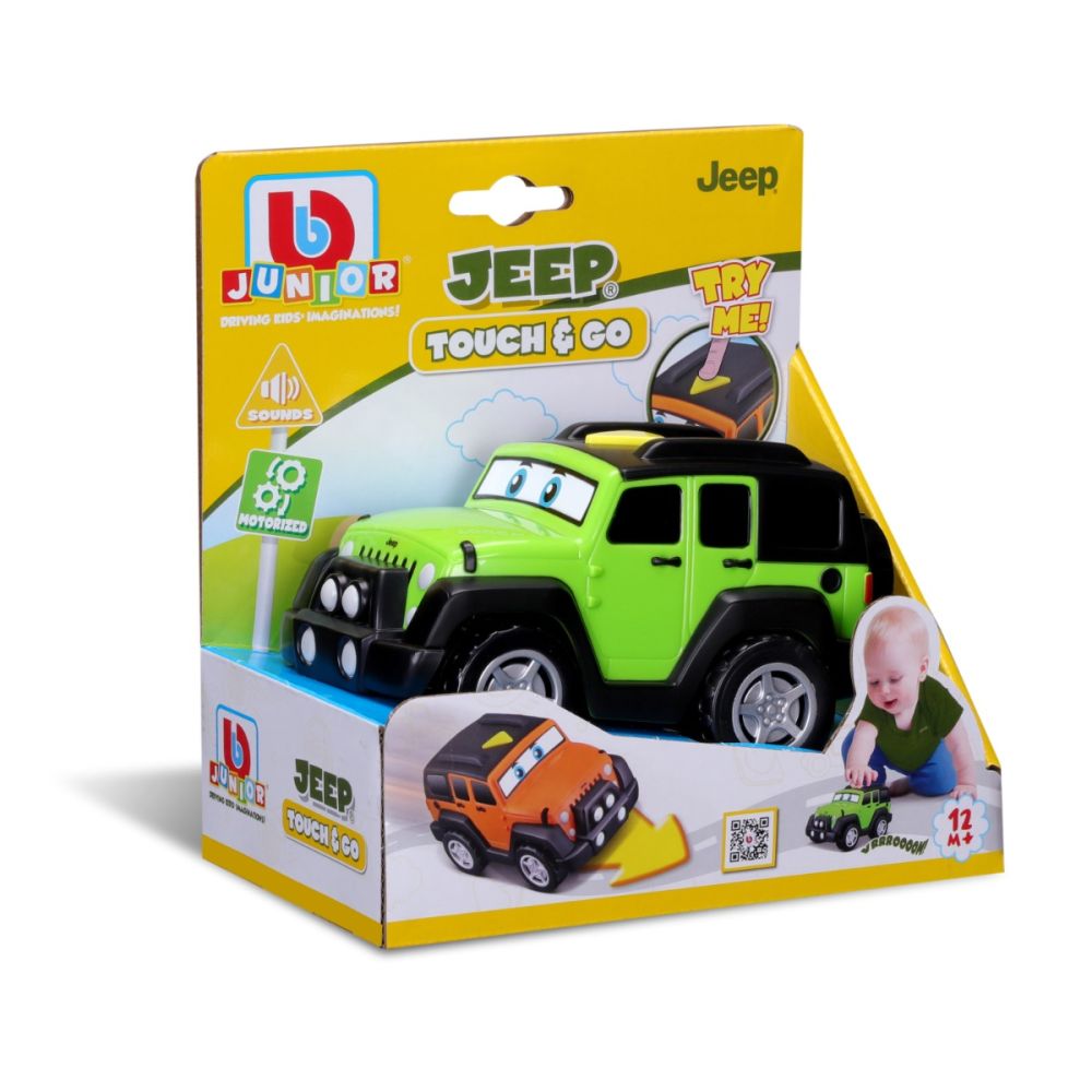 Primul meu Jeep Touch And Go, Bburago, Verde
