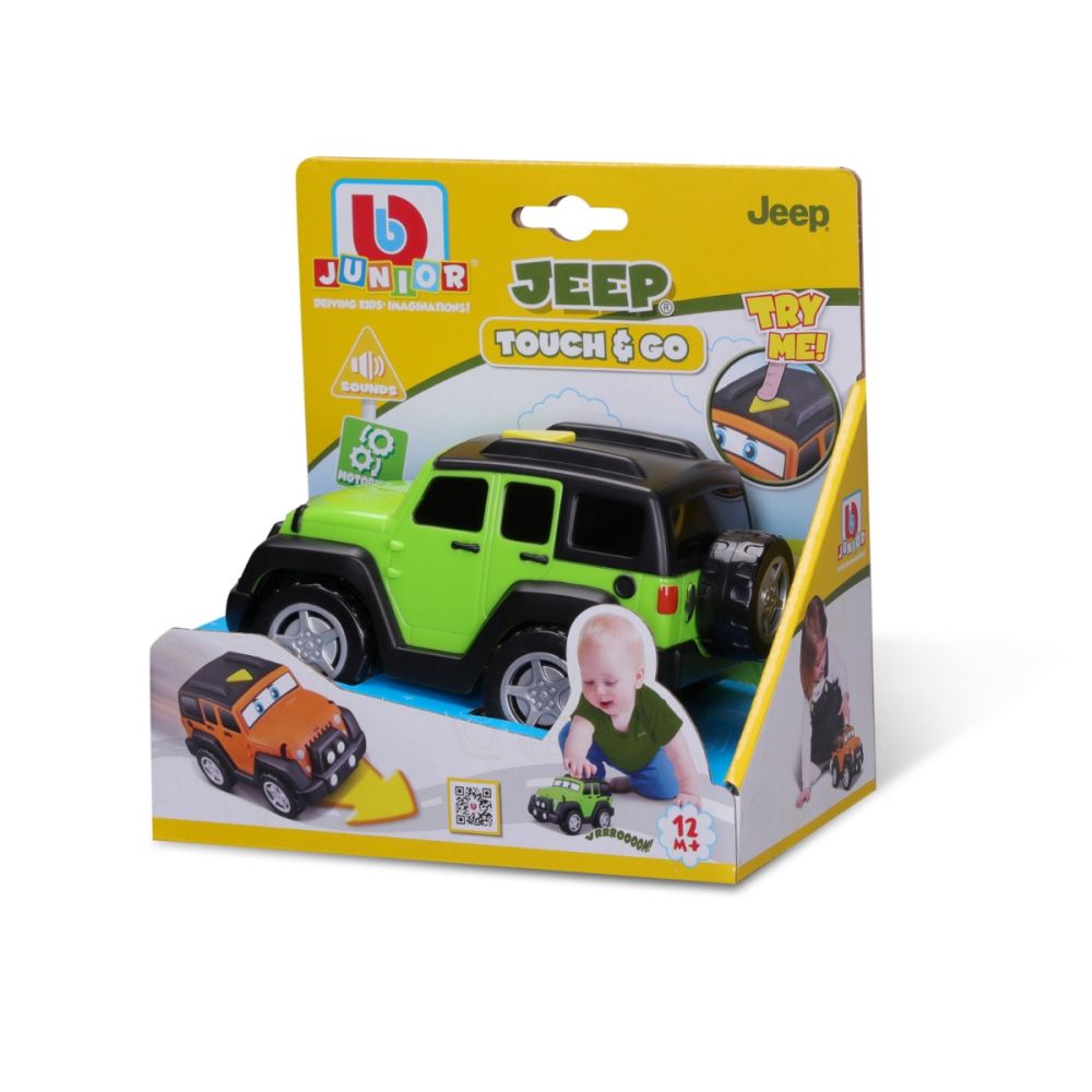 Primul meu Jeep Touch And Go, Bburago, Verde