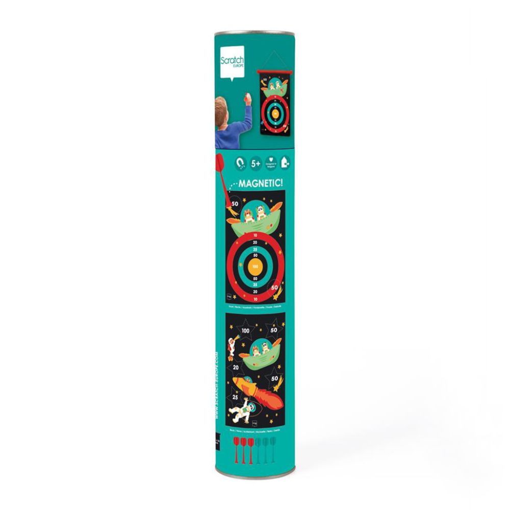 Joc darts magnetic 2 fete, Scratch, Astronaut