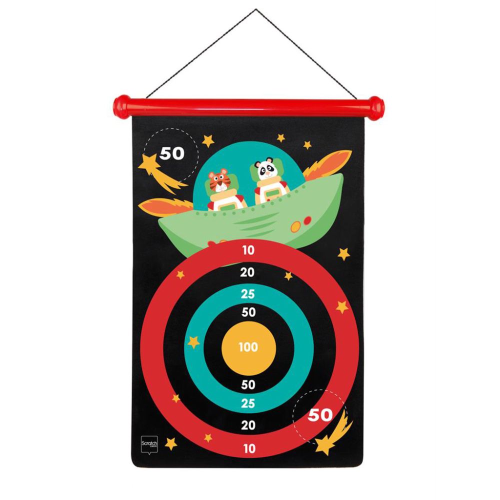 Joc darts magnetic 2 fete, Scratch, Astronaut