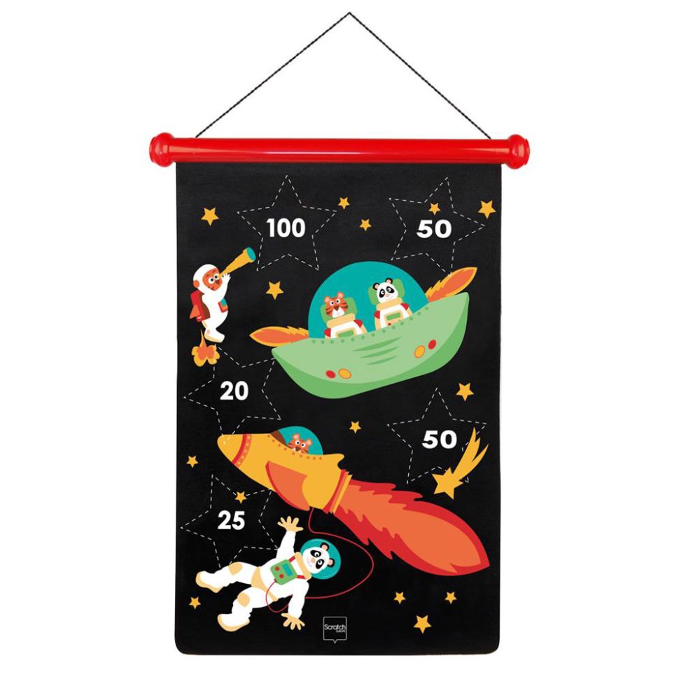 Joc darts magnetic 2 fete, Scratch, Astronaut