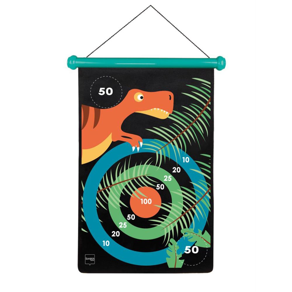 Joc darts magnetic 2 fete, Scratch, Lumea Dino