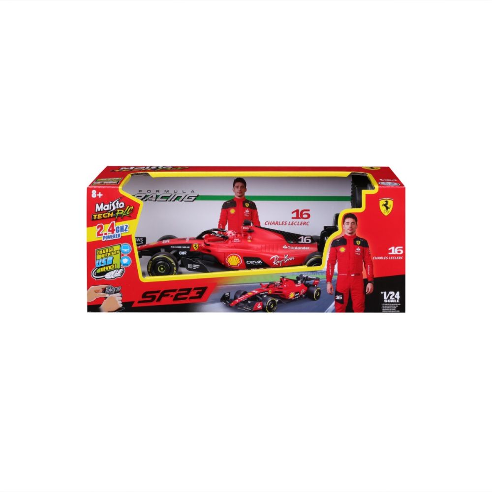 Masina cu radiocomanda, Maisto, Ferrari SF-23 Charles Leclerc, 1:24