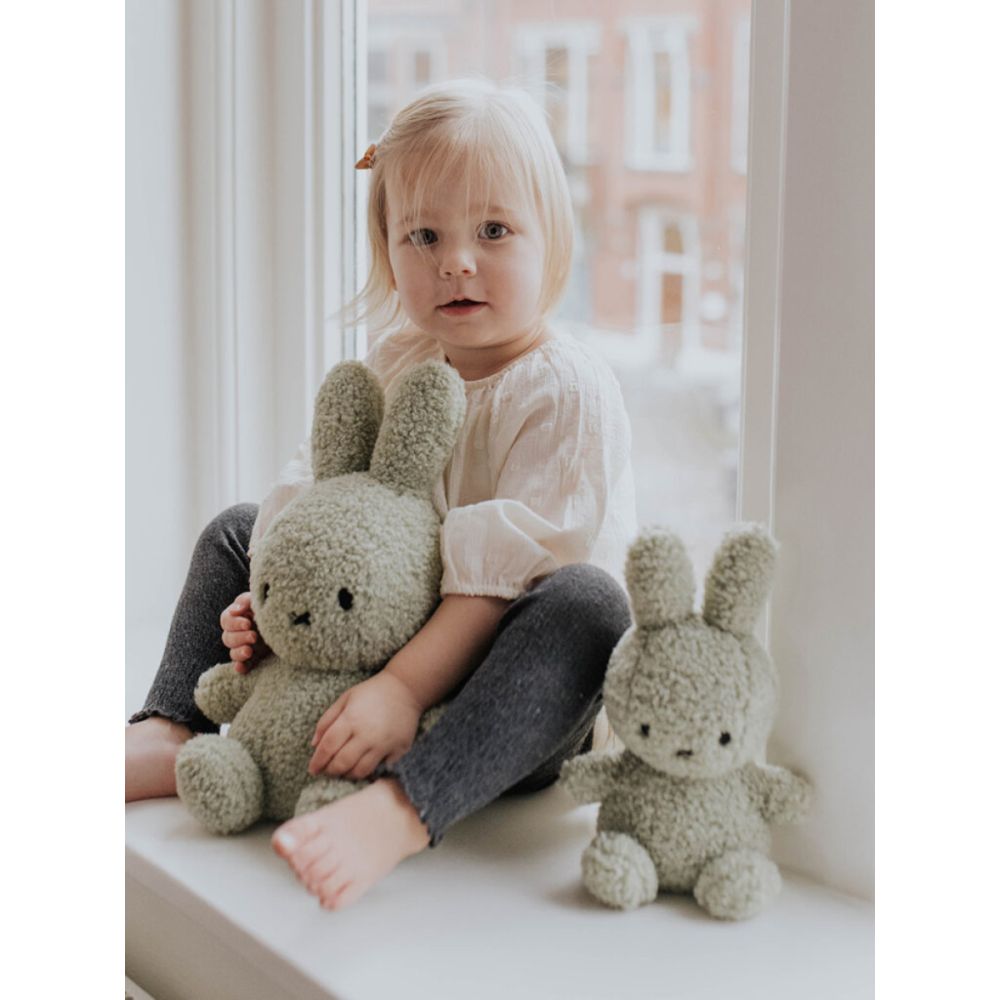 Jucarie de plus Picca Loulou, Miffy Teddy , Verde, 33 cm