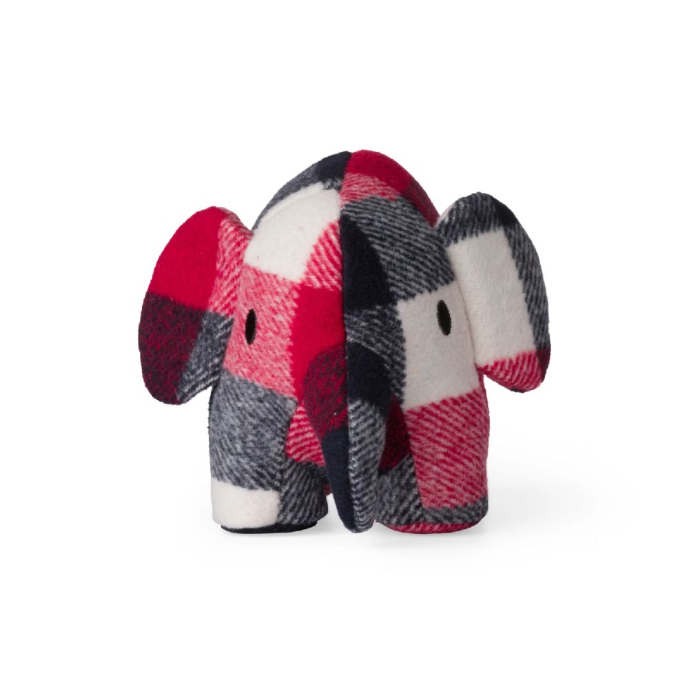 Jucarie de plus Picca Loulou, Elefant, Multicolor, 33 cm
