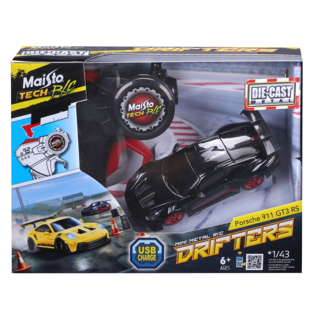 Masina metalica cu telecomanda, Maisto, Drifters, Porsche 911 GT3