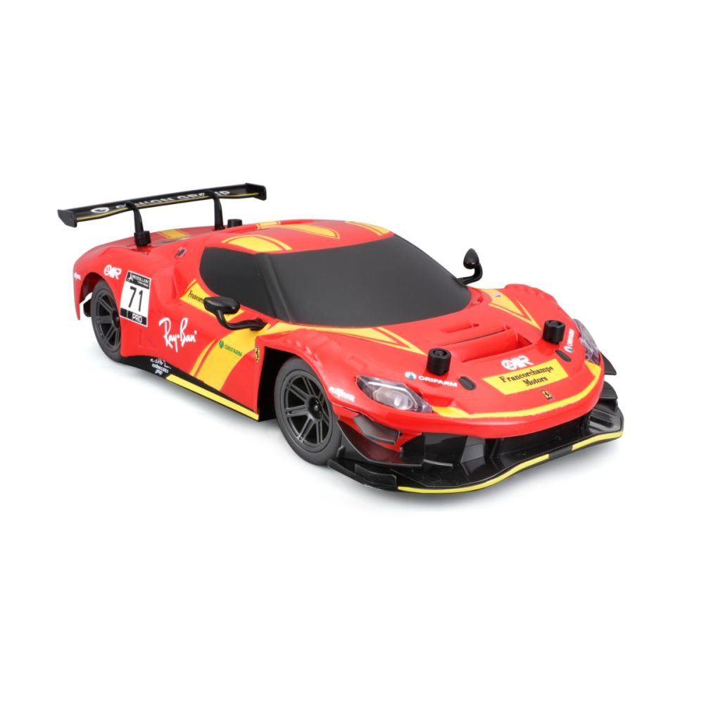 Masina de curse cu telecomanda, Maisto Tech, Ferrari 296 GT3, 1:16