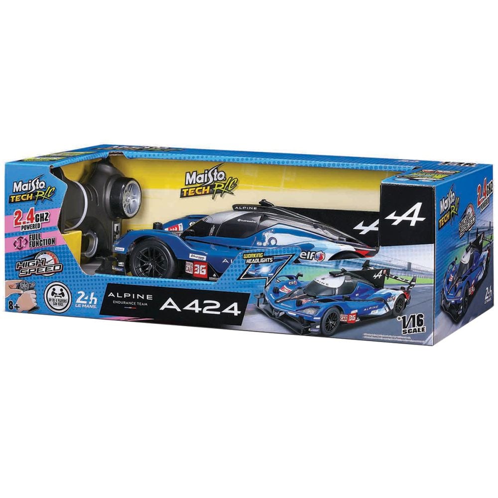 Masina de curse cu telecomanda, Maisto Tech, Alpine A424, 1:16