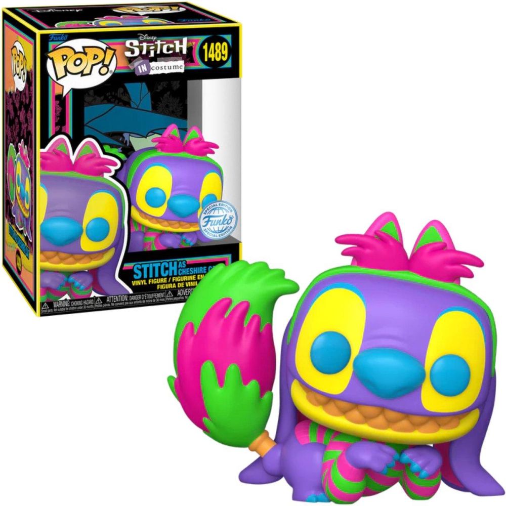 Figurina Funko Pop, Disney Stitch, Costumat in Cheshire Cat