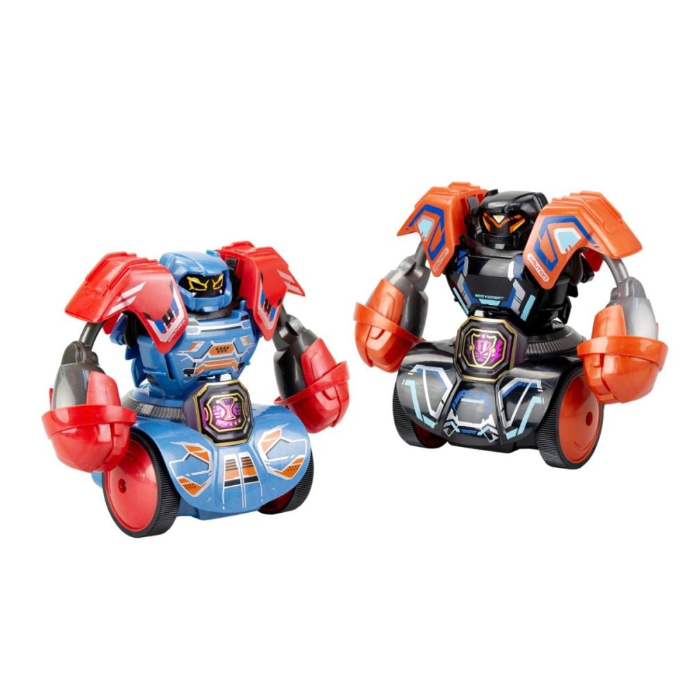 Set 2 roboti cu telecomanda, Silverlit, Robo Kombat, Tornado 360