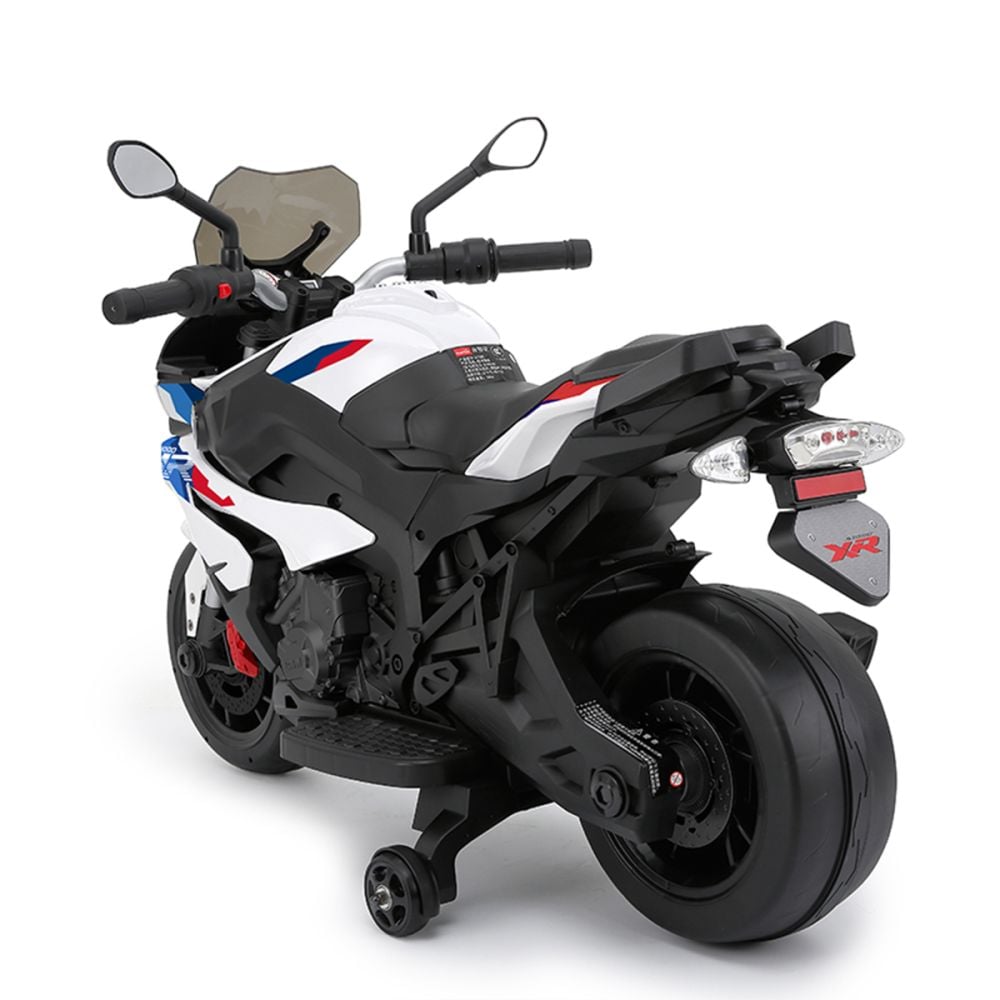 Motocicleta electrica Rastar, BMW S 1000 XR, 12 V, Alb