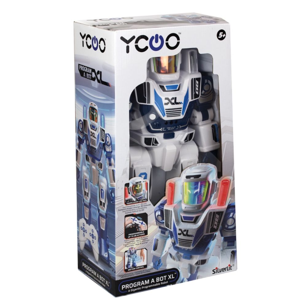 Robot interactiv cu telecomanda, Silverlit, Ycoo, Program A Bot XL