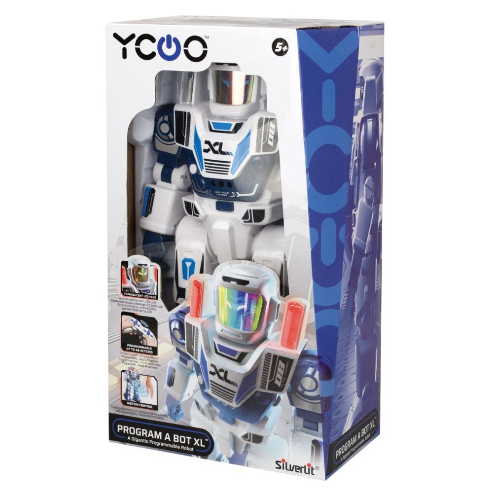 Robot interactiv cu telecomanda, Silverlit, Ycoo, Program A Bot XL