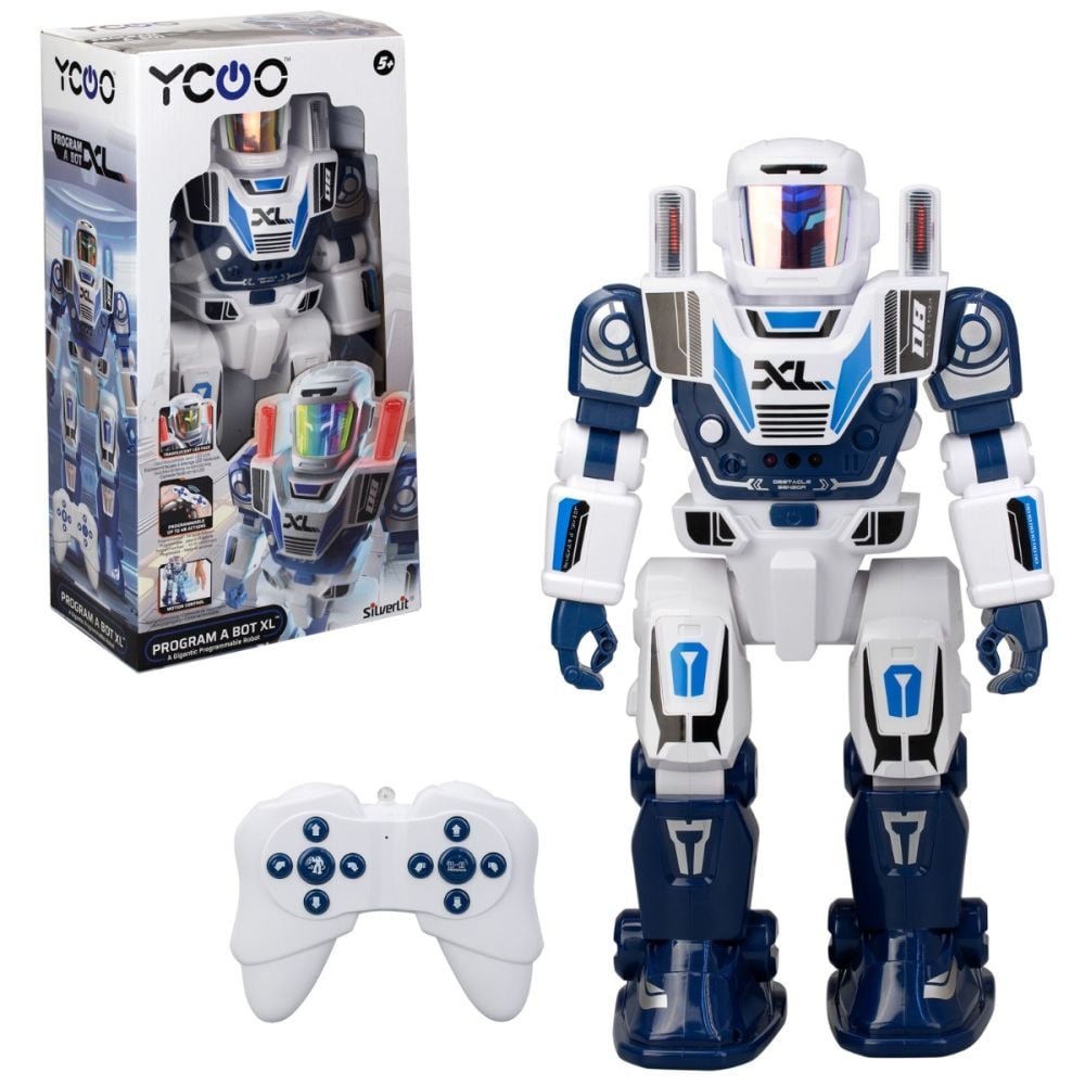 Robot interactiv cu telecomanda, Silverlit, Ycoo, Program A Bot XL