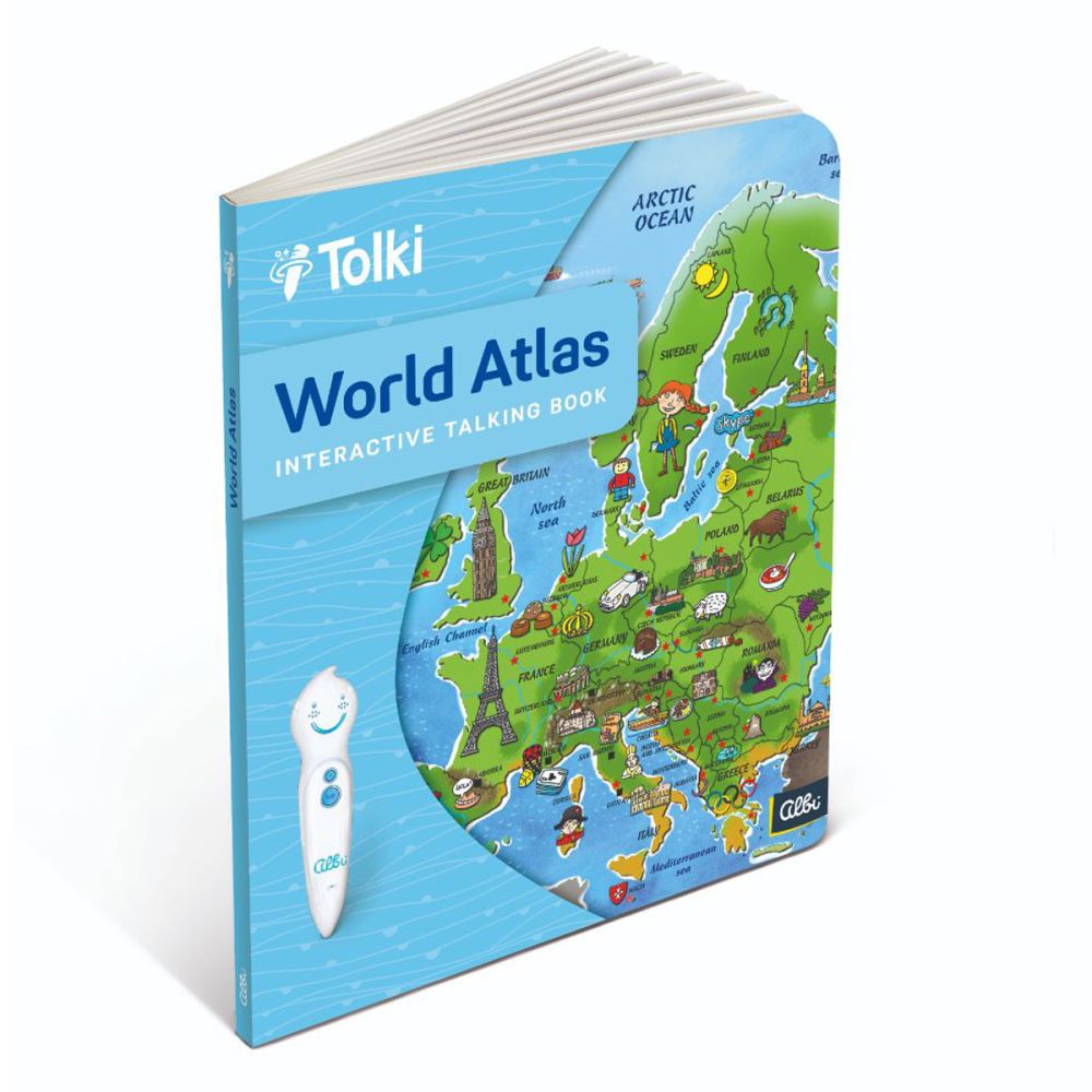 Carte interactiva, Raspundel Istetel, World Atlas (Limba Engleza)
