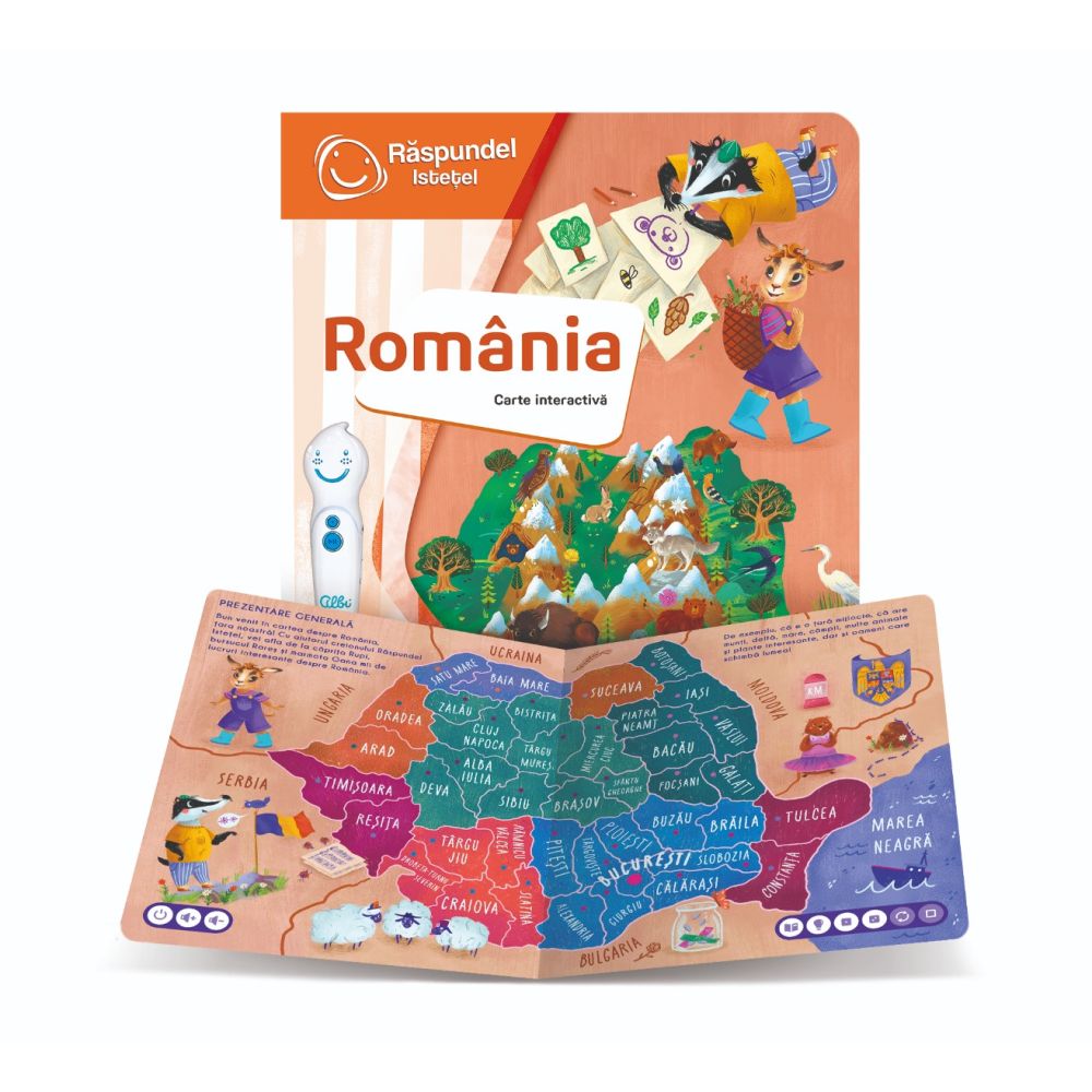Carte interactiva, Raspundel Istetel, Romania