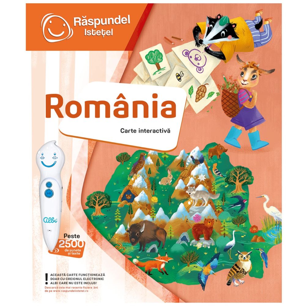 Carte interactiva, Raspundel Istetel, Romania