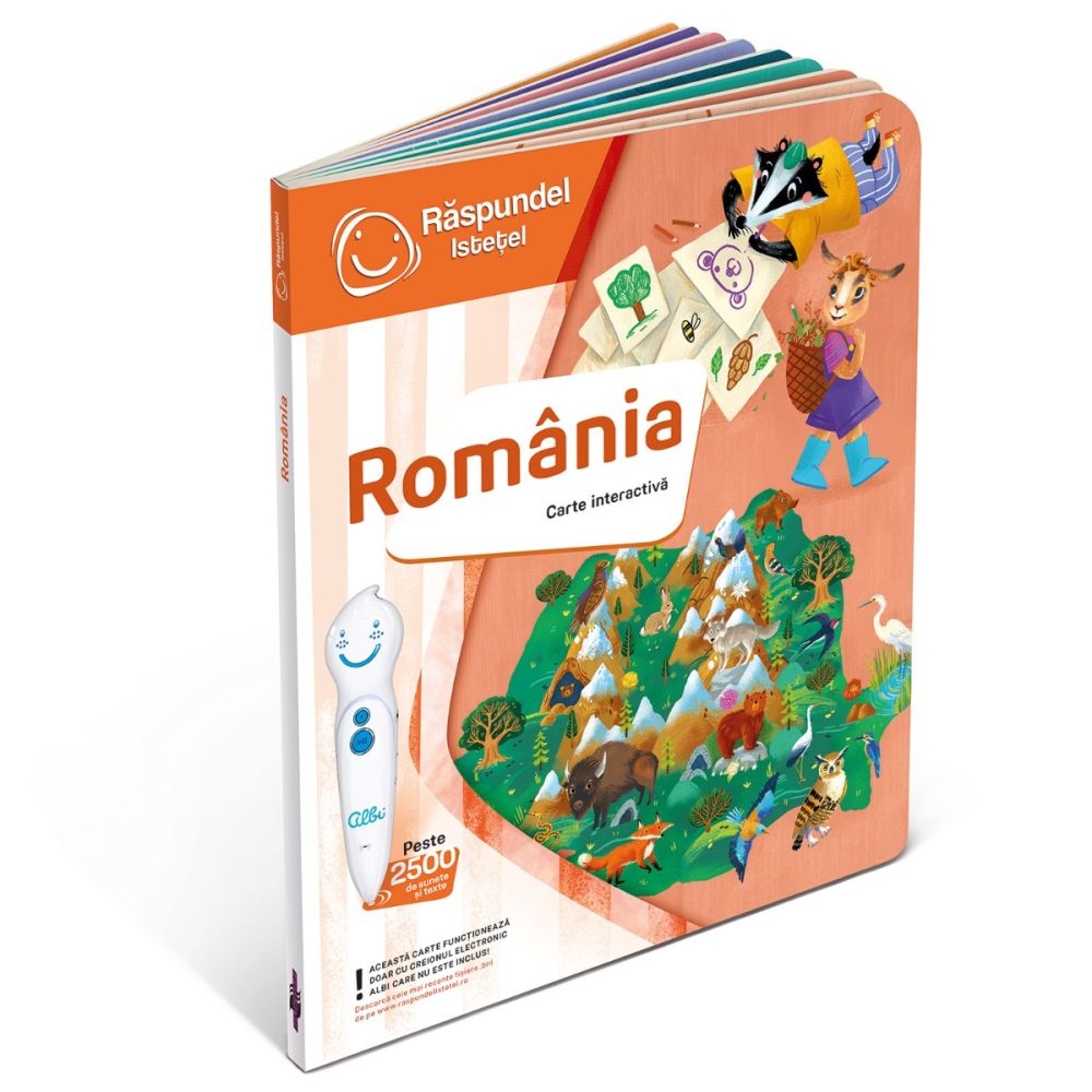 Carte interactiva, Raspundel Istetel, Romania