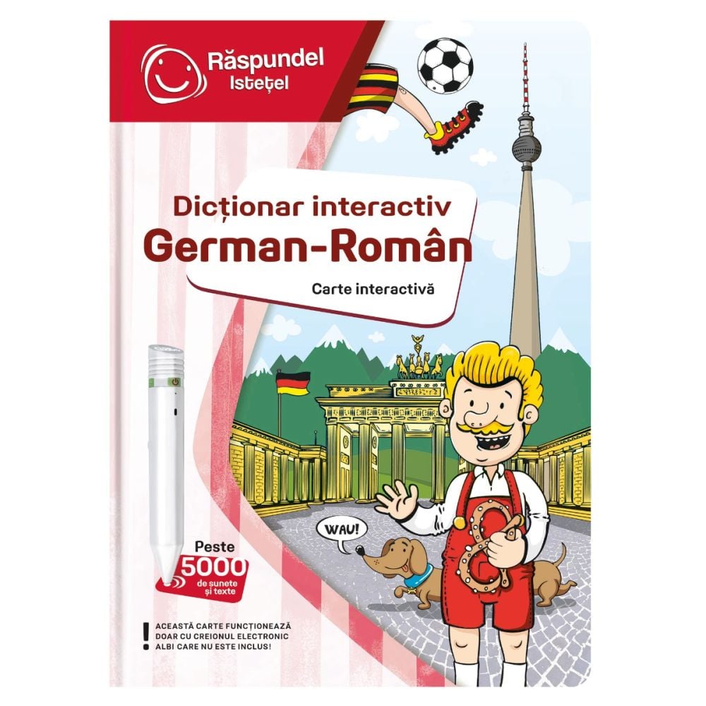 Carte interactiva, Raspundel Istetel, Dictionar German-Roman