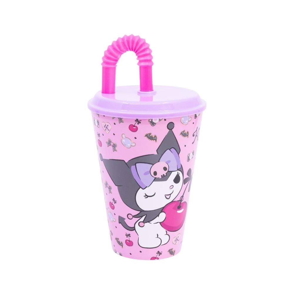 Pahar cu pai, Stor, Kuromi, 430 ml