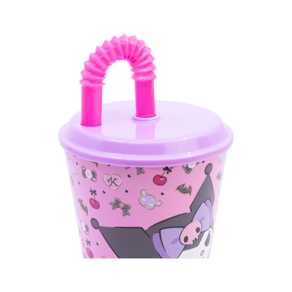 Pahar cu pai, Stor, Kuromi, 430 ml