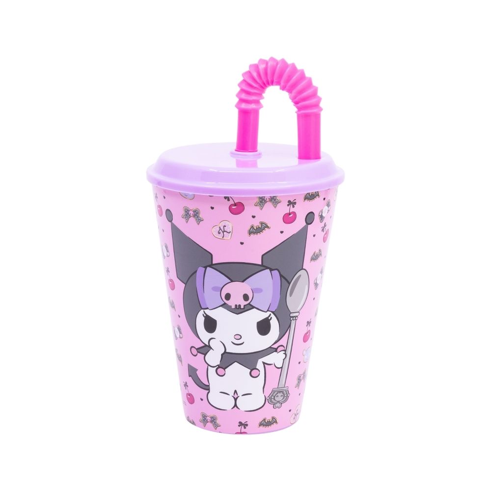 Pahar cu pai, Stor, Kuromi, 430 ml