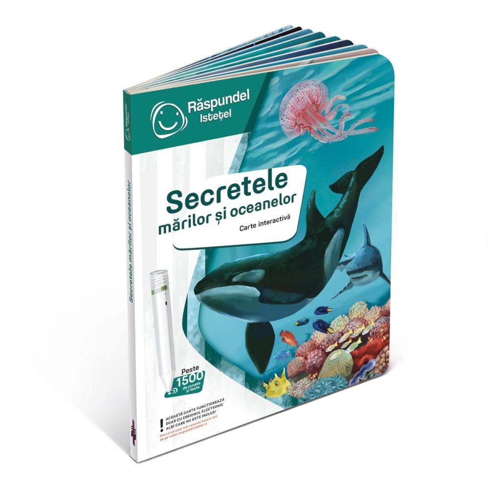 Carte interactiva, Raspundel Istetel, Secretele marilor si oceanelor