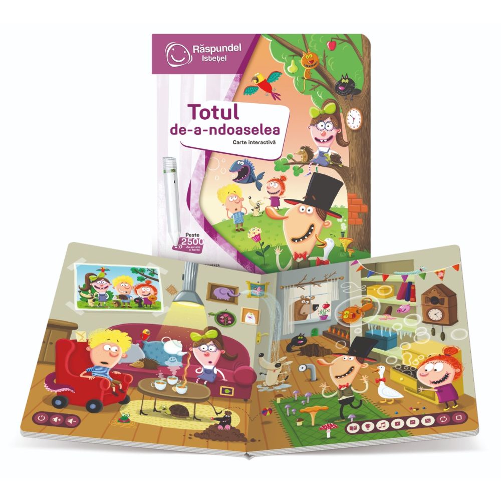 Carte interactiva, Raspundel Istetel, Totul de-a-ndoaselea