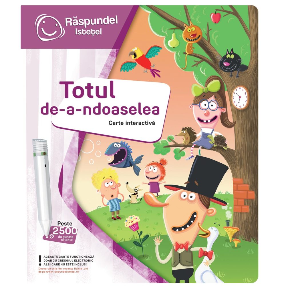 Carte interactiva, Raspundel Istetel, Totul de-a-ndoaselea