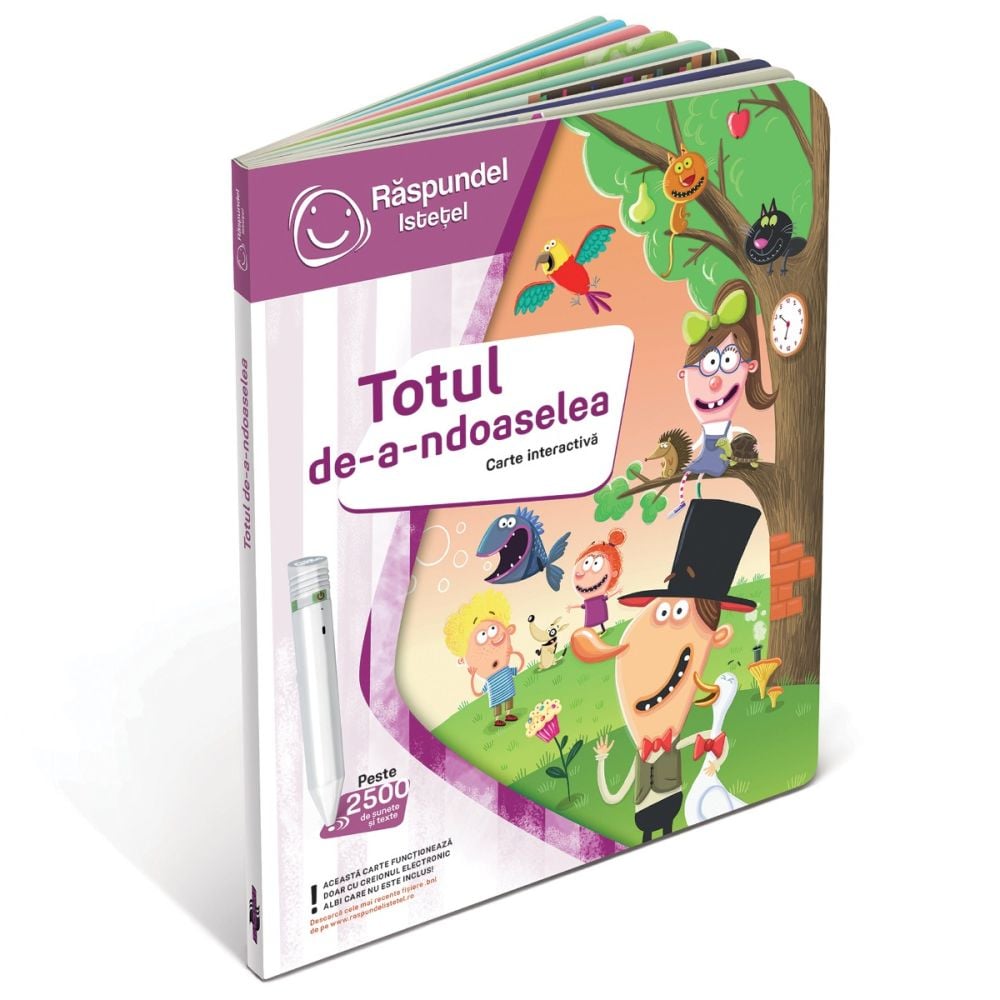 Carte interactiva, Raspundel Istetel, Totul de-a-ndoaselea