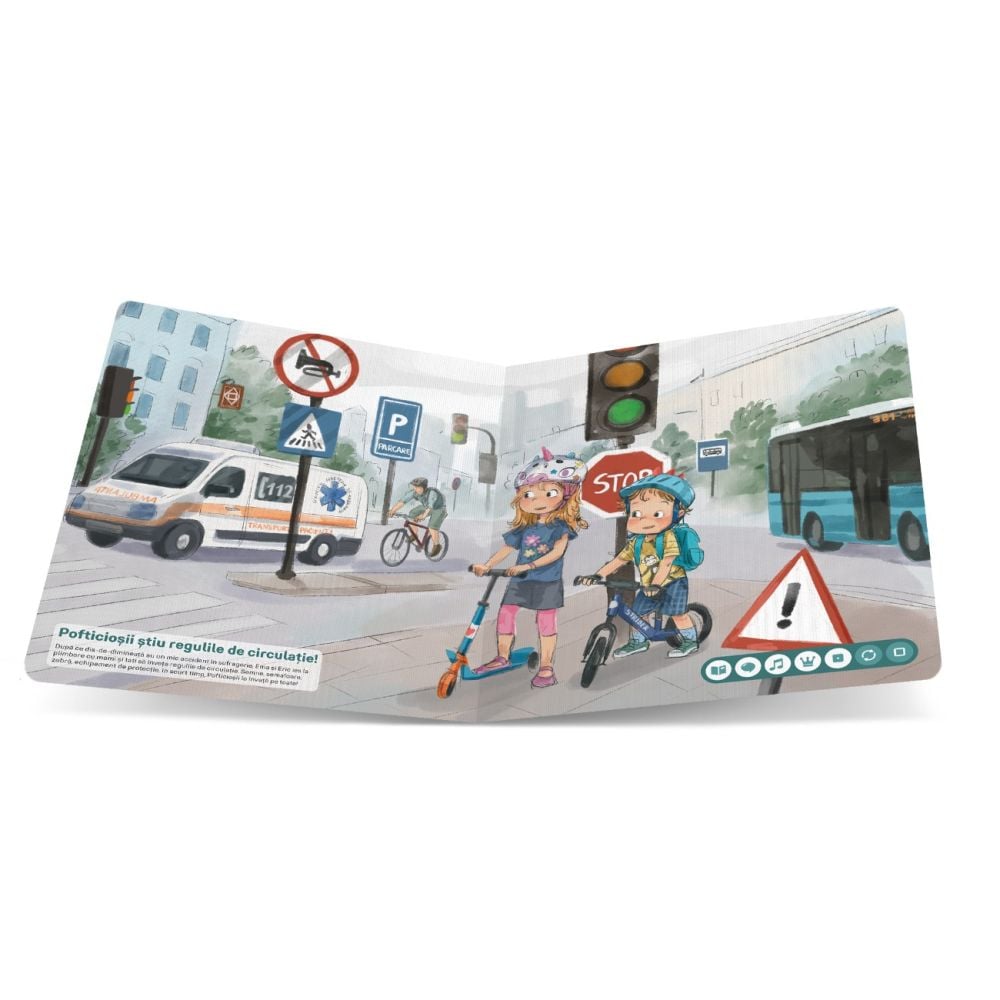 Carte interactiva, Raspundel Istetel, Ema si Eric cresc si se istetesc