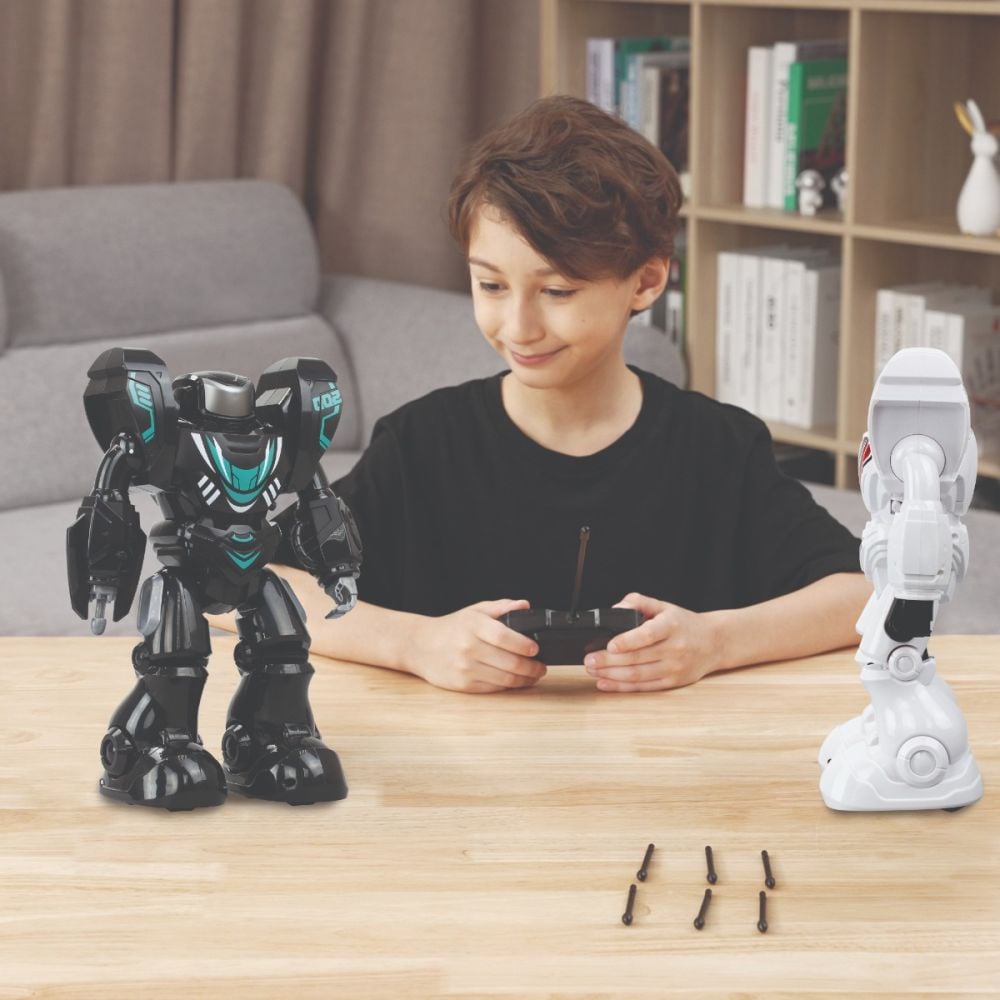 Robot cu telecomanda, Silverlit, Ycoo, Robo Blast One, Alb
