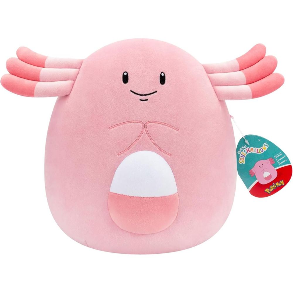 Jucarie de plus Pokemon Squishmallows, Chansey, 25 cm