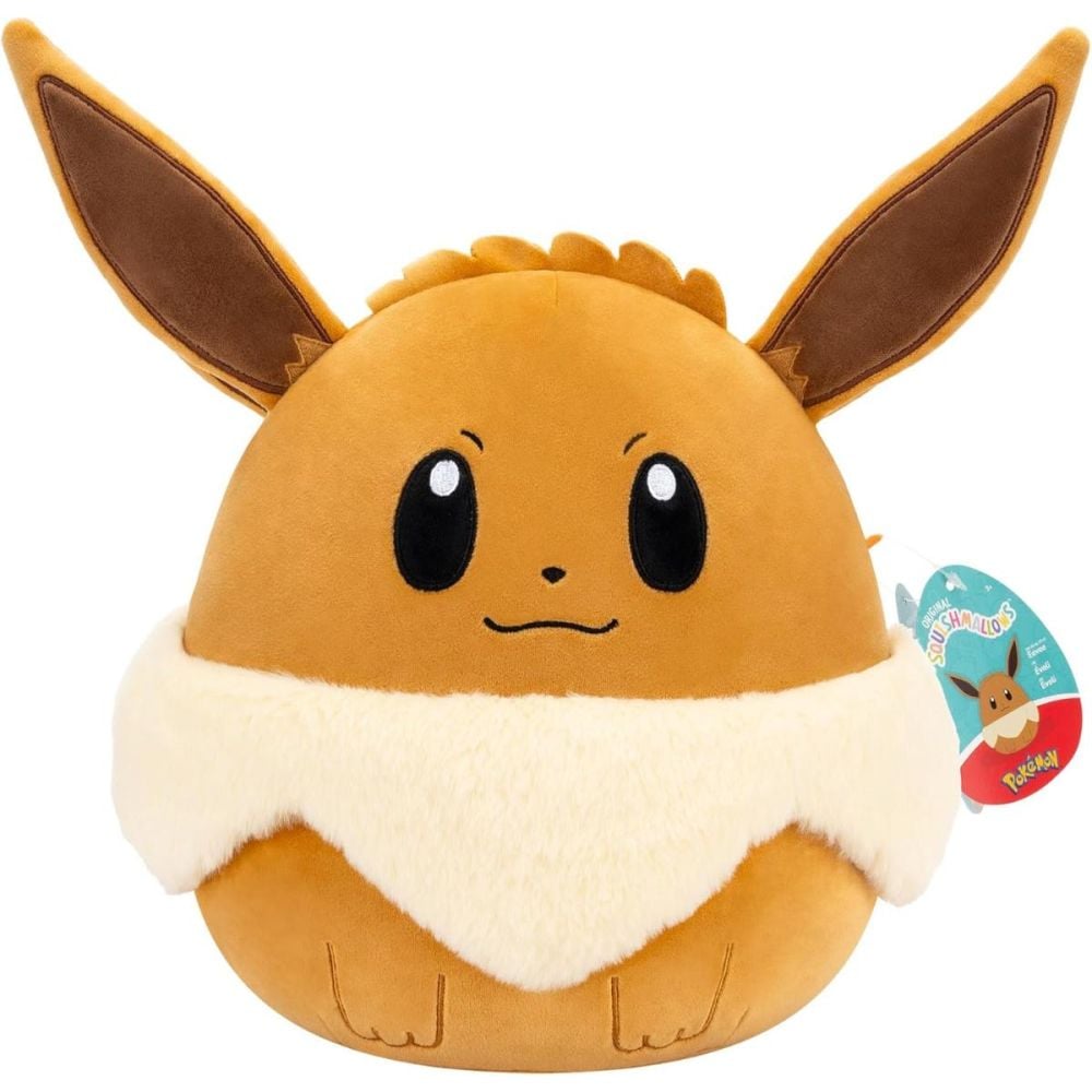  Jucarie de plus Pokemon Squishmallows, Eevee, 25 cm