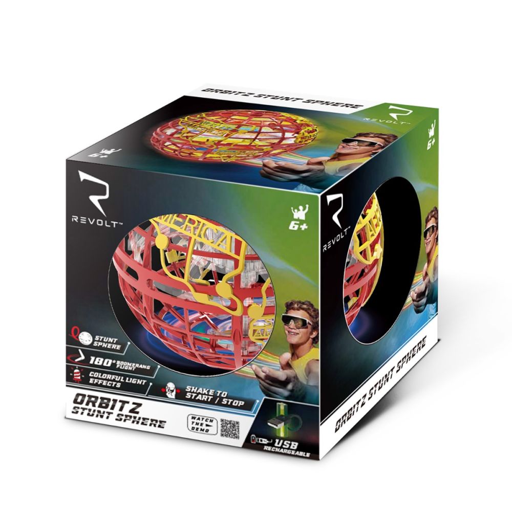 Mini Drona, Revolt, Orbitz Stunt Sphere, Rosu