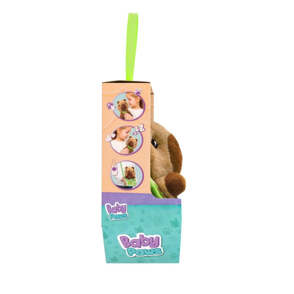 Jucarie de plus interactiva, Baby Paws, Capybara