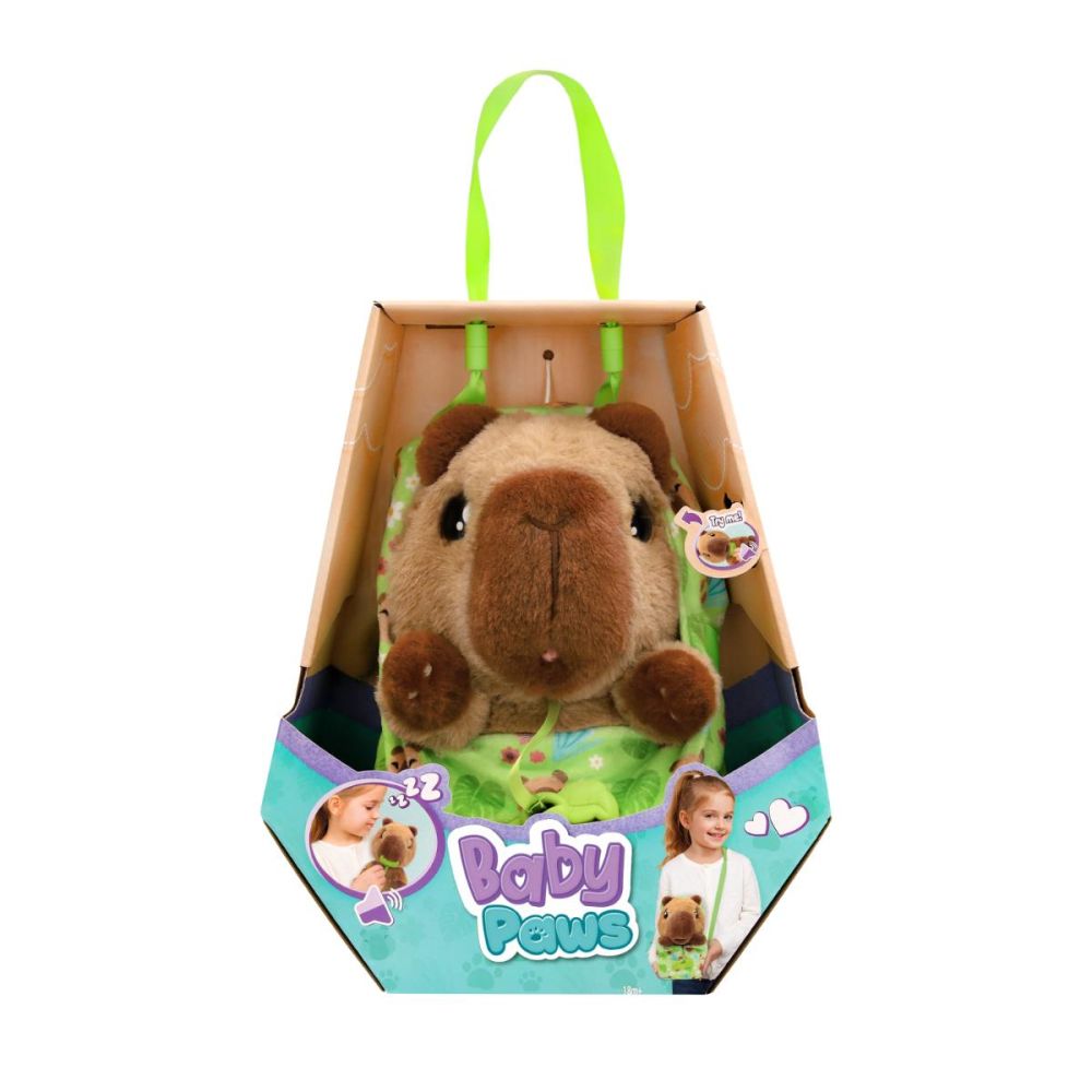 Jucarie de plus interactiva, Baby Paws, Capybara