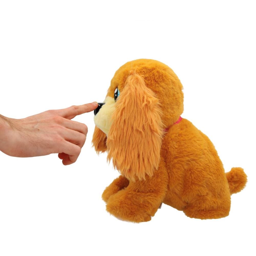 Jucarie de plus interactiva, Baby Paws, Eat & Go, Puppy, 25 sunete