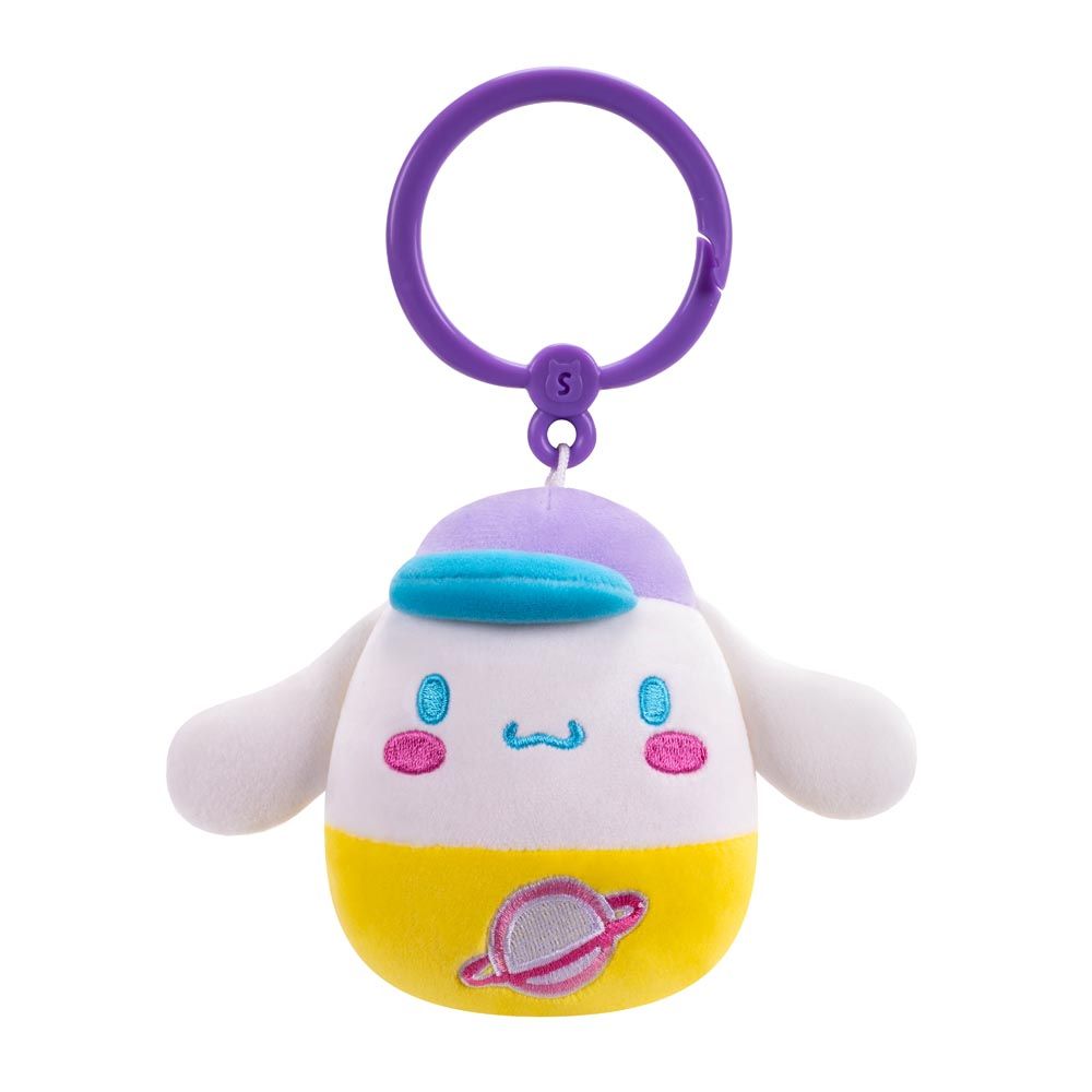 Jucarie de plus breloc, Squishmallows, Cinnamoroll, 9 cm