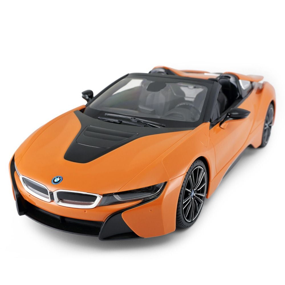 Masina cu telecomanda, Rastar, BMW I8 Roadster, 1:12, Portocaliu