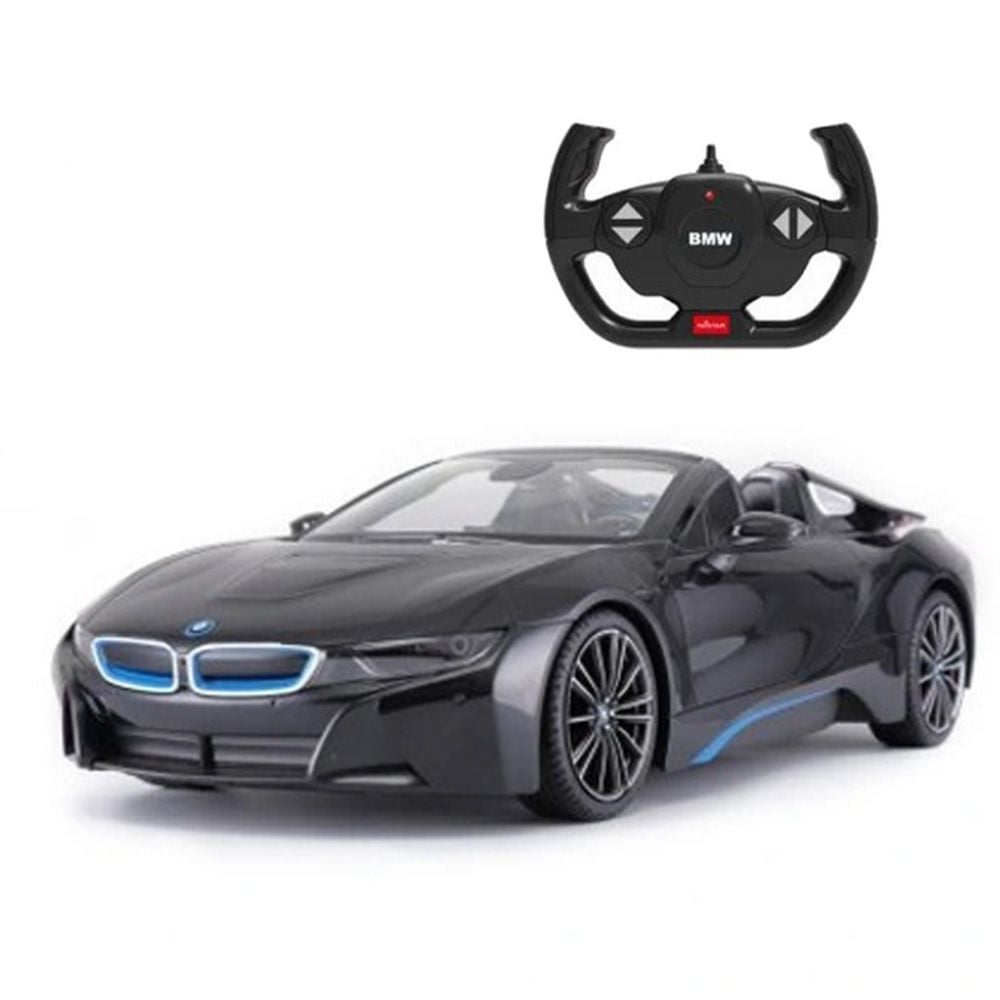 Masina cu telecomanda, Rastar, BMW I8 Roadster, 1:12, Negru