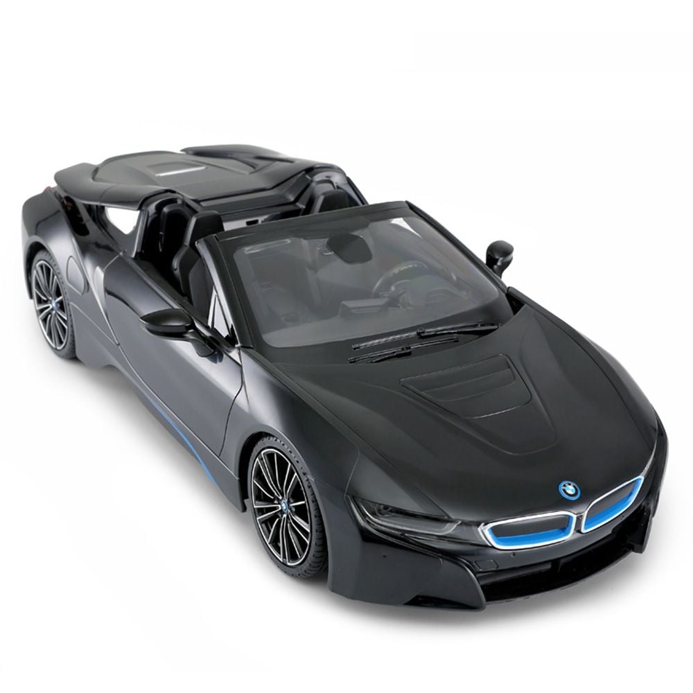 Masina cu telecomanda, Rastar, BMW I8 Roadster, 1:12, Negru