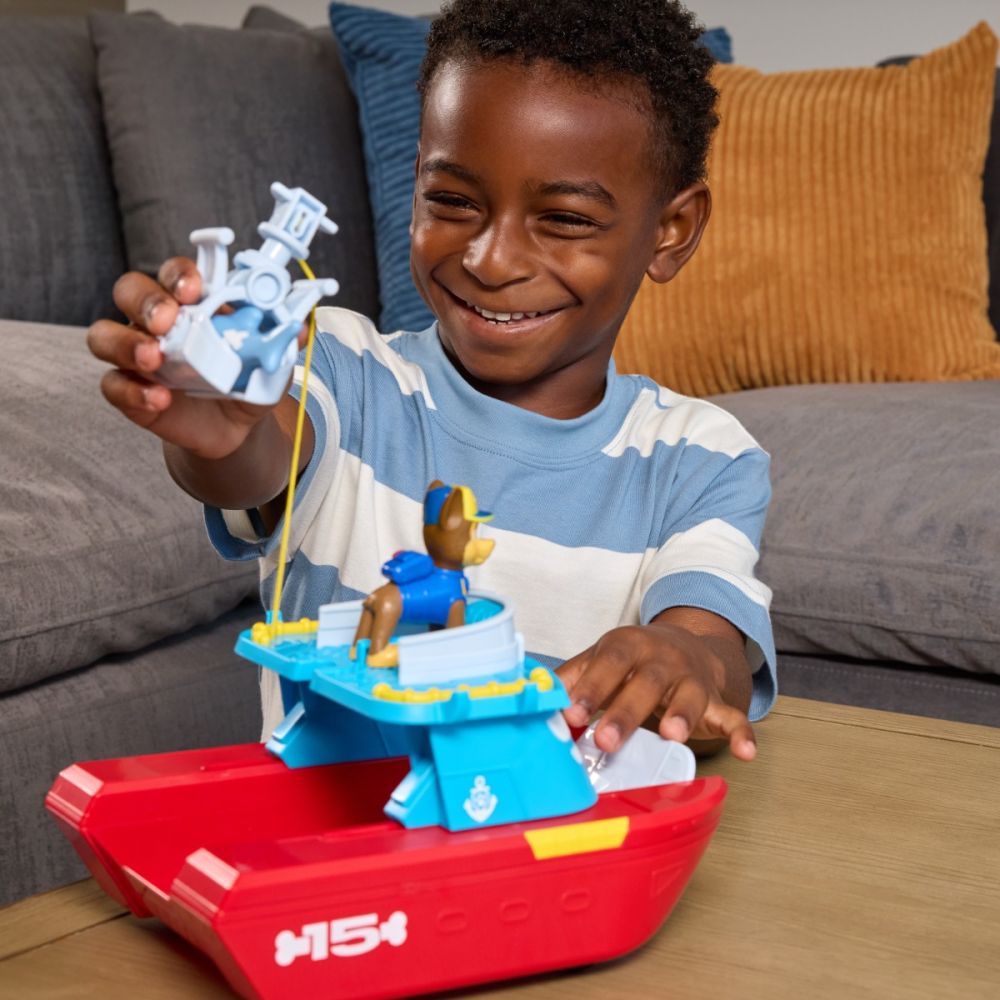Set de joaca vehicul si figurina, Paw Patrol, Sea Patroller, 6074778