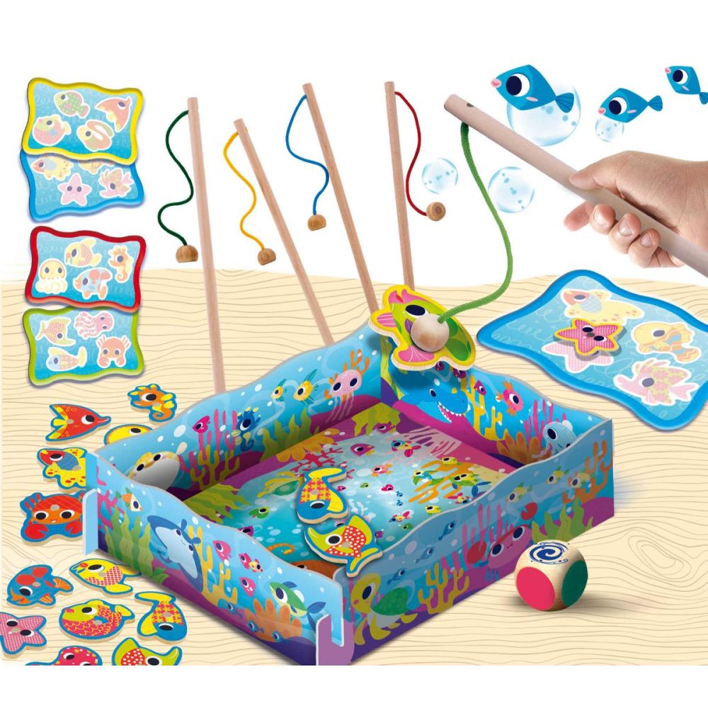 Joc magnetic, Lisciani Montessori, La pescuit