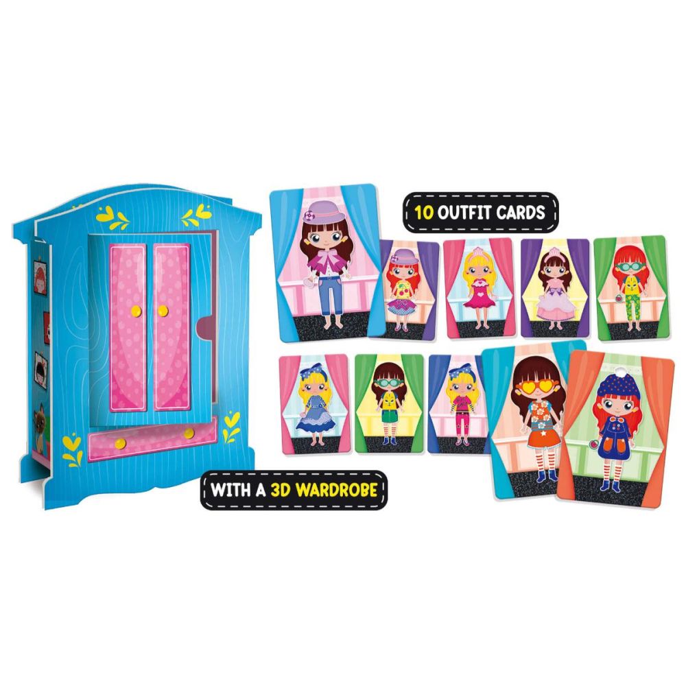 Joc magnetic, Lisciani Montessori, Papusa fashion