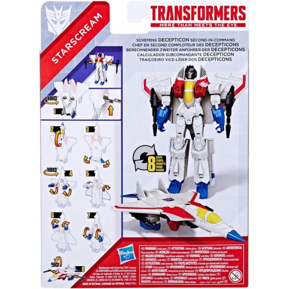 Figurina transformabila, Transformers, Authentics Alpha, Starscream, F6759