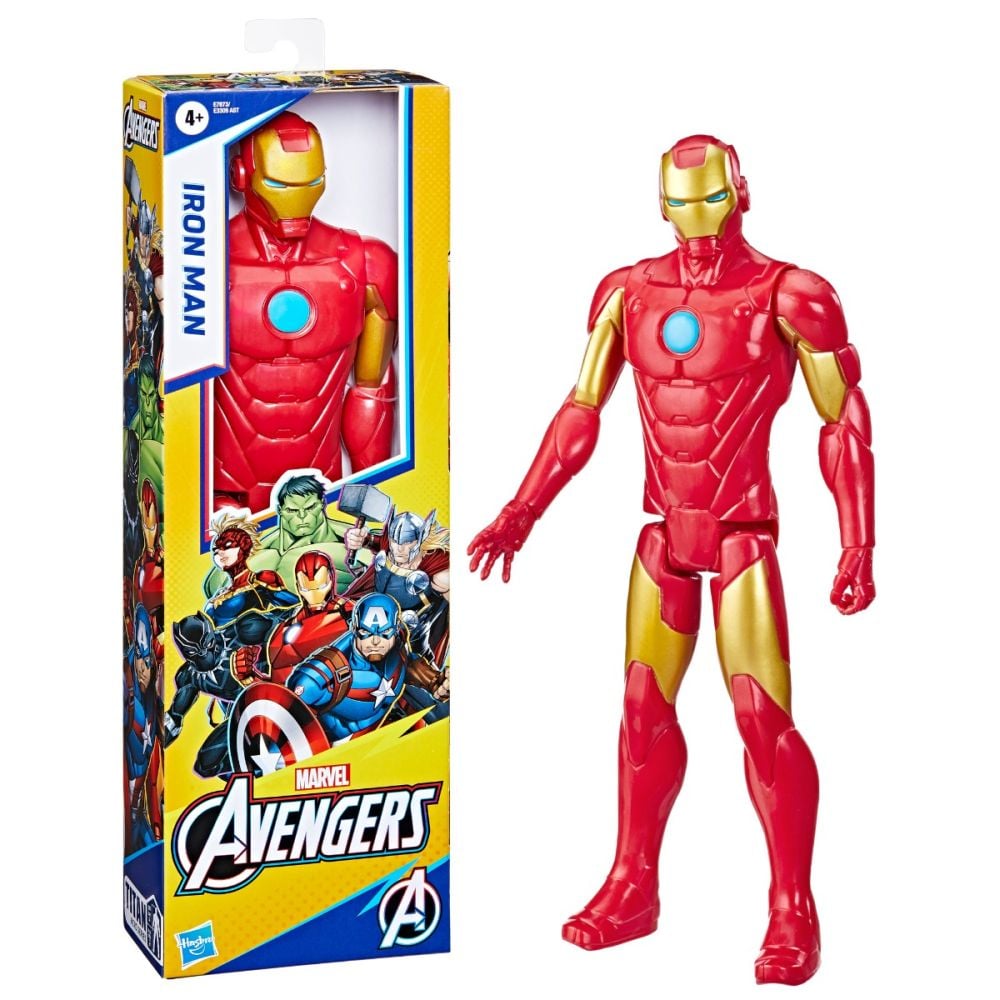 Figurina articulata, Marvel Avengers, Titan Hero Iron Man, 30 cm