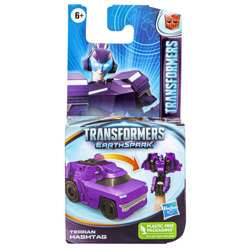 Figurina transformabila, Transformers, Earthspark Tacticon, Terran Hashtag