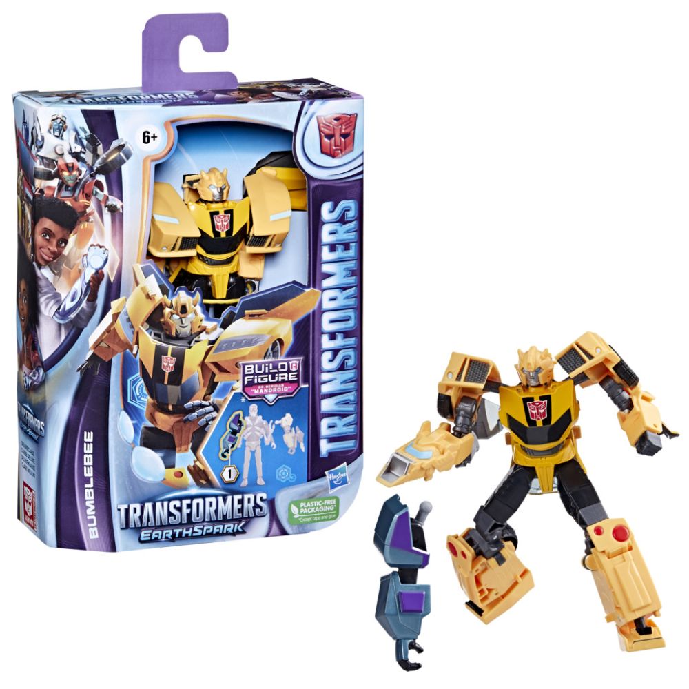 Figurina transformabila EarthSpark, Transformers, Bumblebee, F6732
