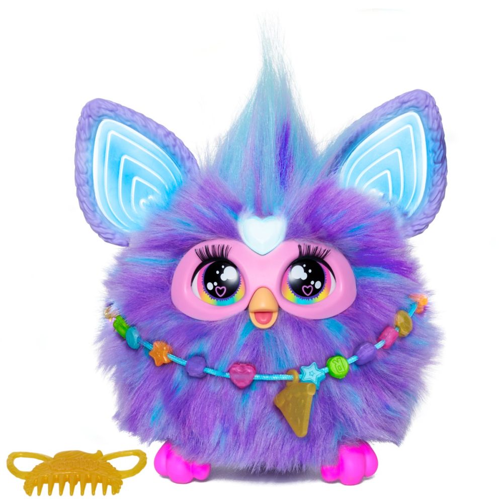 Jucarie de plus interactiva, Furby, Purple, 15 cm | Noriel